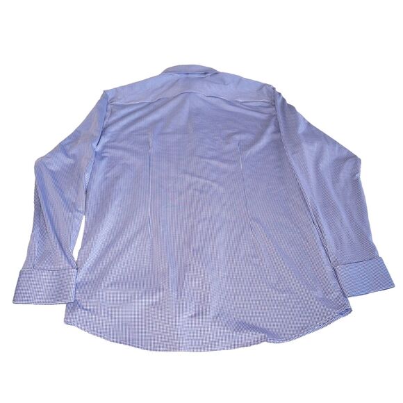 MIZZEN + MAIN Spinnaker Collection Men's Trim Fit Button Up Shirt Blue Size XL - Picture 6 of 9